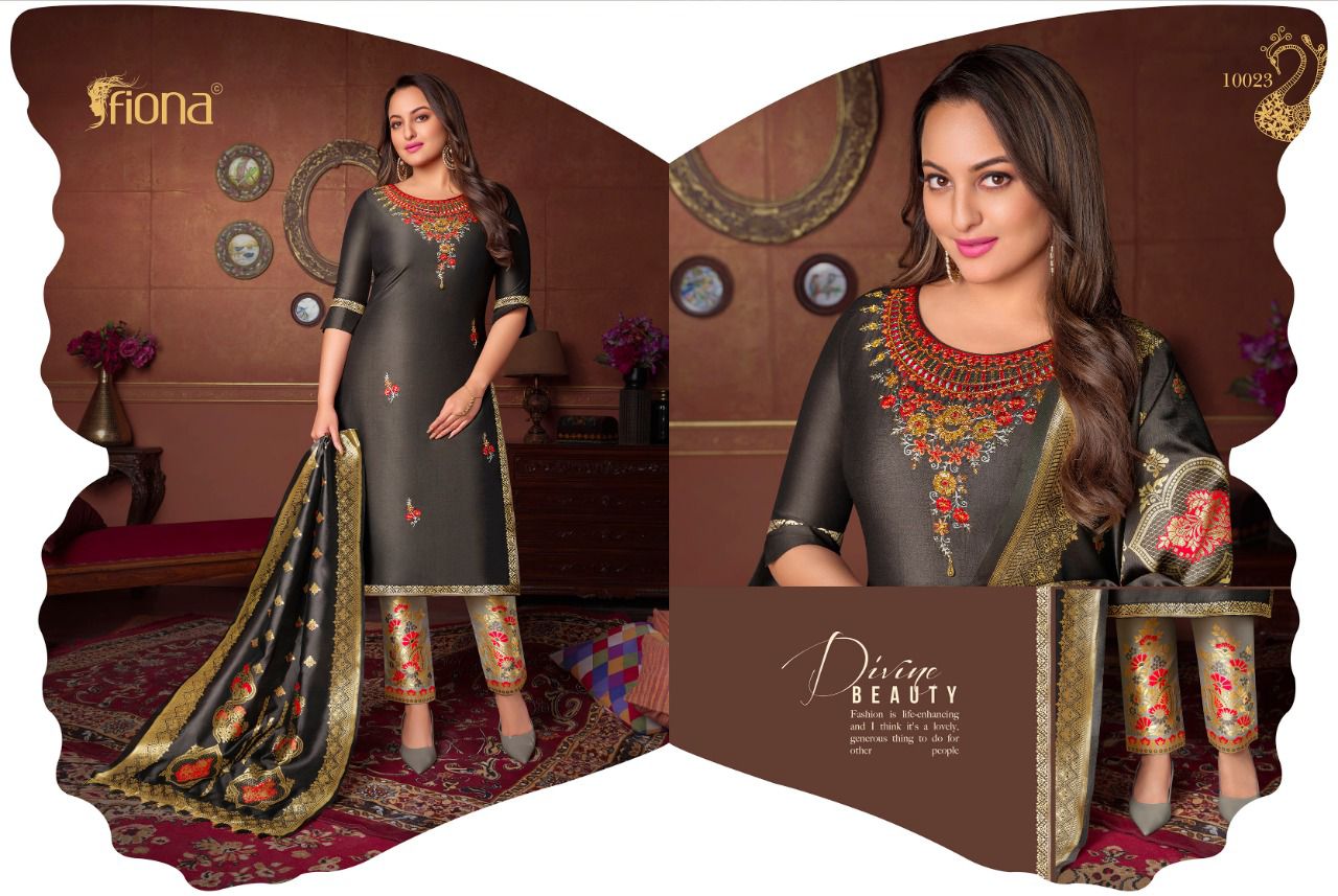 Lily And Lali Meenakari 2 Festive Wear Designer Ready Made Suit Collection